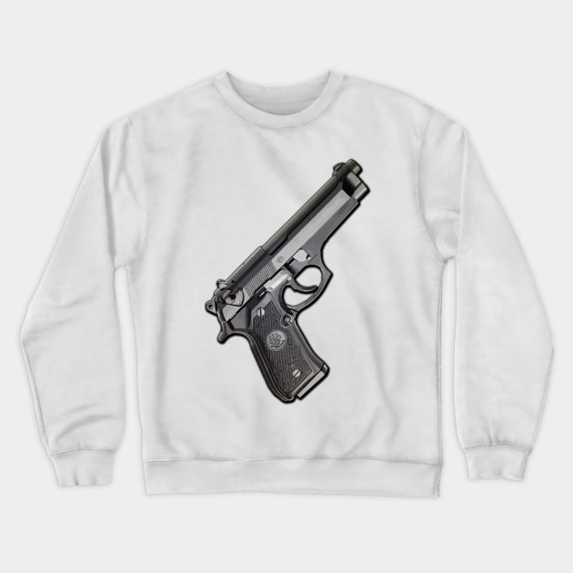 P92 Beretta Crewneck Sweatshirt by TortillaChief